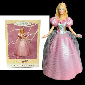 1996 Princess BARBIE Patricia Andrews Sculpted HALLMARK Ornament Spring